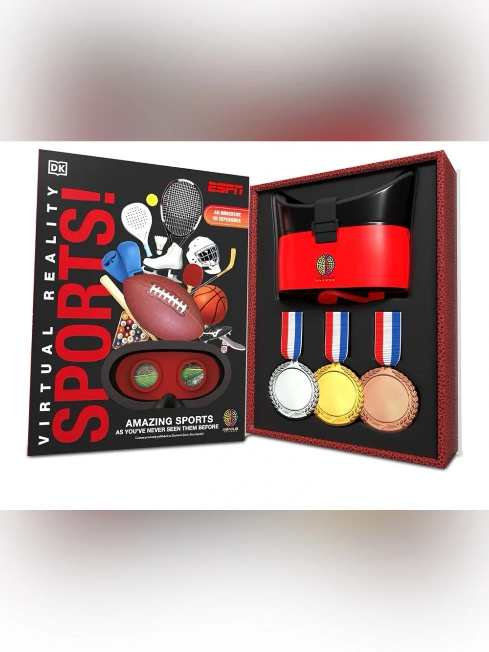 Virtual Reality Sports! Red VR Headset Bundle